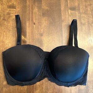 Victorias Secret VS Dream Angels 36DDD Bra Black Lace Sexy‎ Lingerie Bow 🖤
